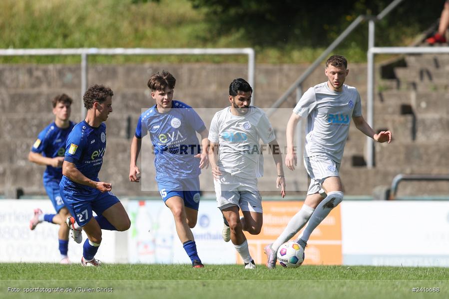 Sportgelände, Haibach, 23.06.2024, sport, action, BFV, Fussball, Regionalliga Bayern, Hessenliga, Finale, Maulaff Bräu Cup, FCB, SVA, FC Bayern Alzenau, SV Viktoria Aschaffenburg - Bild-ID: 2416688