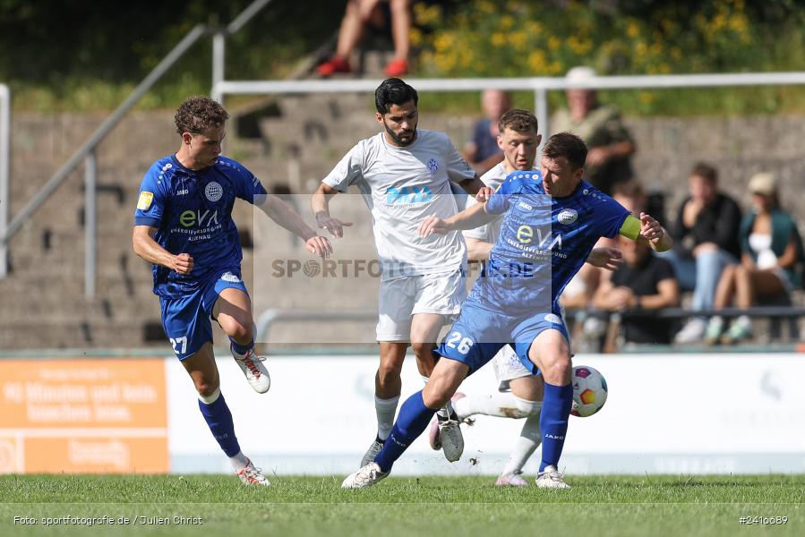 Sportgelände, Haibach, 23.06.2024, sport, action, BFV, Fussball, Regionalliga Bayern, Hessenliga, Finale, Maulaff Bräu Cup, FCB, SVA, FC Bayern Alzenau, SV Viktoria Aschaffenburg - Bild-ID: 2416689