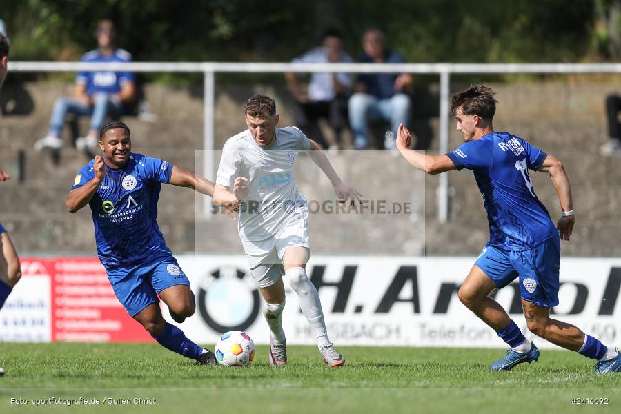 Sportgelände, Haibach, 23.06.2024, sport, action, BFV, Fussball, Regionalliga Bayern, Hessenliga, Finale, Maulaff Bräu Cup, FCB, SVA, FC Bayern Alzenau, SV Viktoria Aschaffenburg - Bild-ID: 2416692