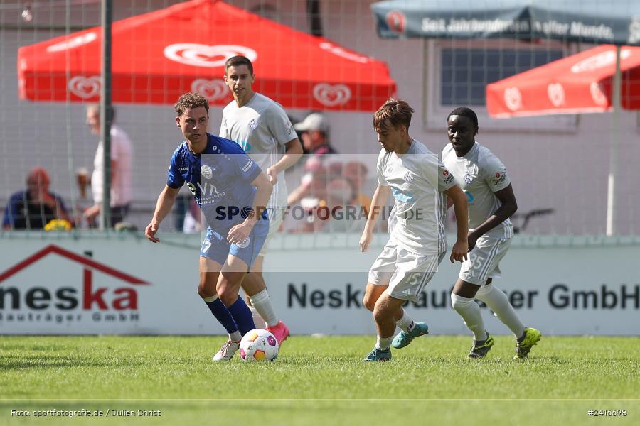 Sportgelände, Haibach, 23.06.2024, sport, action, BFV, Fussball, Regionalliga Bayern, Hessenliga, Finale, Maulaff Bräu Cup, FCB, SVA, FC Bayern Alzenau, SV Viktoria Aschaffenburg - Bild-ID: 2416698 Sportgelände, Haibach, 23.06.2024, sport, action, BFV, Fussball, Regionalliga Bayern, Hessenliga, Finale, Maulaff Bräu Cup, FCB, SVA, FC Bayern Alzenau, SV Viktoria Aschaffenburg - Bild-ID: 2416698