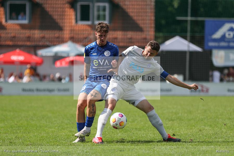 Sportgelände, Haibach, 23.06.2024, sport, action, BFV, Fussball, Regionalliga Bayern, Hessenliga, Finale, Maulaff Bräu Cup, FCB, SVA, FC Bayern Alzenau, SV Viktoria Aschaffenburg - Bild-ID: 2416712