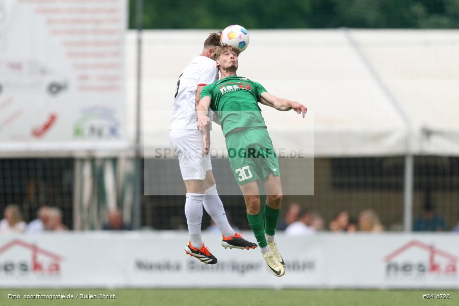 Sportgelände, Haibach, 23.06.2024, sport, action, BFV, Fussball, Landesliga Nordwest, Spiel um Platz 3, Maulaff Bräu Cup, TUS, HAI, TuS Frammersbach, SV Alemannia Haibach - Bild-ID: 2416728 Sportgelände, Haibach, 23.06.2024, sport, action, BFV, Fussball, Landesliga Nordwest, Spiel um Platz 3, Maulaff Bräu Cup, TUS, HAI, TuS Frammersbach, SV Alemannia Haibach - Bild-ID: 2416728