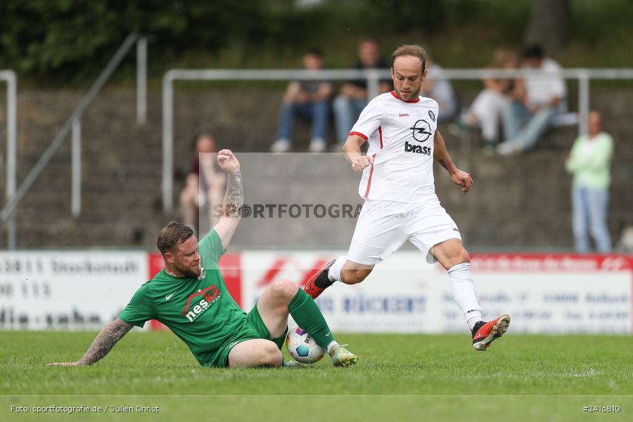 Sportgelände, Haibach, 23.06.2024, sport, action, BFV, Fussball, Landesliga Nordwest, Spiel um Platz 3, Maulaff Bräu Cup, TUS, HAI, TuS Frammersbach, SV Alemannia Haibach - Bild-ID: 2416810 Sportgelände, Haibach, 23.06.2024, sport, action, BFV, Fussball, Landesliga Nordwest, Spiel um Platz 3, Maulaff Bräu Cup, TUS, HAI, TuS Frammersbach, SV Alemannia Haibach - Bild-ID: 2416810