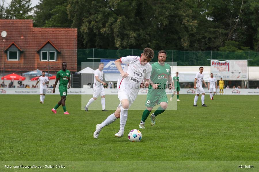 Sportgelände, Haibach, 23.06.2024, sport, action, BFV, Fussball, Landesliga Nordwest, Spiel um Platz 3, Maulaff Bräu Cup, TUS, HAI, TuS Frammersbach, SV Alemannia Haibach - Bild-ID: 2416814