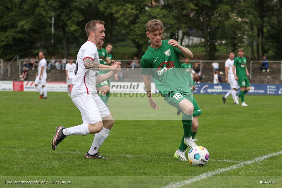 Sportgelände, Haibach, 23.06.2024, sport, action, BFV, Fussball, Landesliga Nordwest, Spiel um Platz 3, Maulaff Bräu Cup, TUS, HAI, TuS Frammersbach, SV Alemannia Haibach - Bild-ID: 2416817