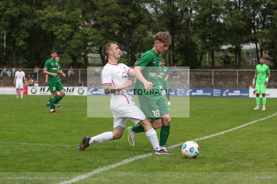 Sportgelände, Haibach, 23.06.2024, sport, action, BFV, Fussball, Landesliga Nordwest, Spiel um Platz 3, Maulaff Bräu Cup, TUS, HAI, TuS Frammersbach, SV Alemannia Haibach - Bild-ID: 2416818 Sportgelände, Haibach, 23.06.2024, sport, action, BFV, Fussball, Landesliga Nordwest, Spiel um Platz 3, Maulaff Bräu Cup, TUS, HAI, TuS Frammersbach, SV Alemannia Haibach - Bild-ID: 2416818