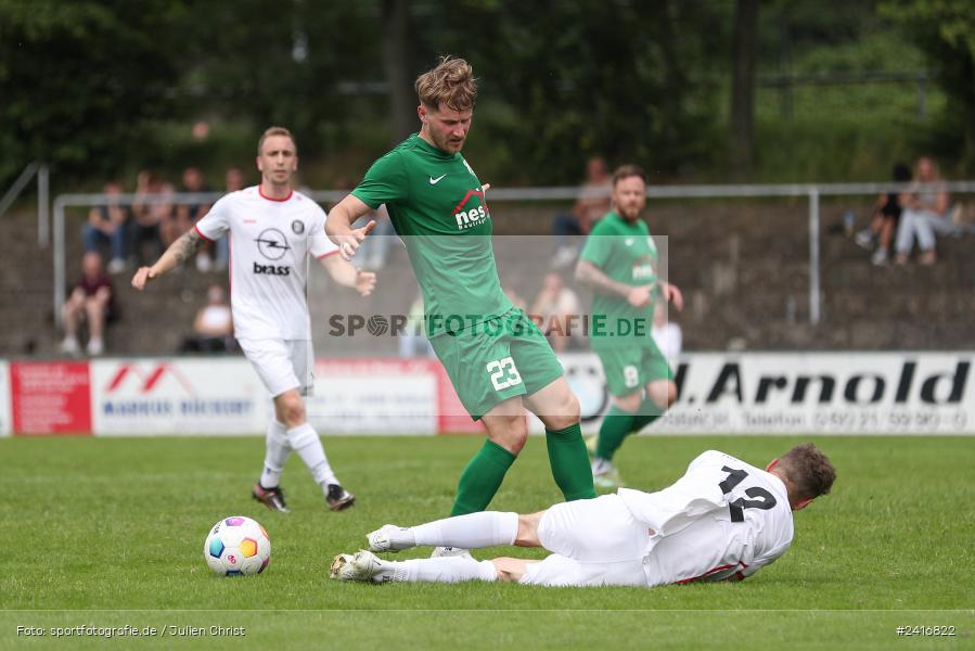 Sportgelände, Haibach, 23.06.2024, sport, action, BFV, Fussball, Landesliga Nordwest, Spiel um Platz 3, Maulaff Bräu Cup, TUS, HAI, TuS Frammersbach, SV Alemannia Haibach - Bild-ID: 2416822 Sportgelände, Haibach, 23.06.2024, sport, action, BFV, Fussball, Landesliga Nordwest, Spiel um Platz 3, Maulaff Bräu Cup, TUS, HAI, TuS Frammersbach, SV Alemannia Haibach - Bild-ID: 2416822