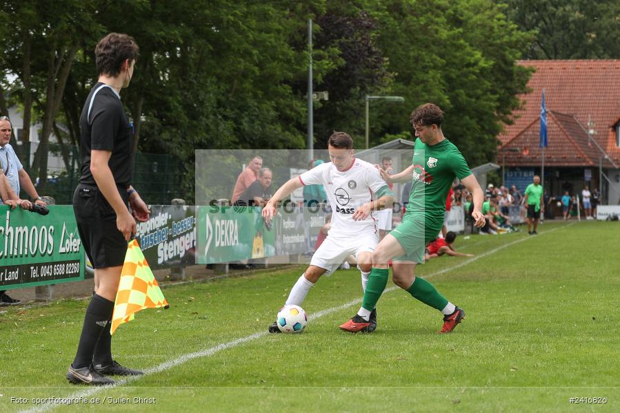 Sportgelände, Haibach, 23.06.2024, sport, action, BFV, Fussball, Landesliga Nordwest, Spiel um Platz 3, Maulaff Bräu Cup, TUS, HAI, TuS Frammersbach, SV Alemannia Haibach - Bild-ID: 2416826 Sportgelände, Haibach, 23.06.2024, sport, action, BFV, Fussball, Landesliga Nordwest, Spiel um Platz 3, Maulaff Bräu Cup, TUS, HAI, TuS Frammersbach, SV Alemannia Haibach - Bild-ID: 2416826