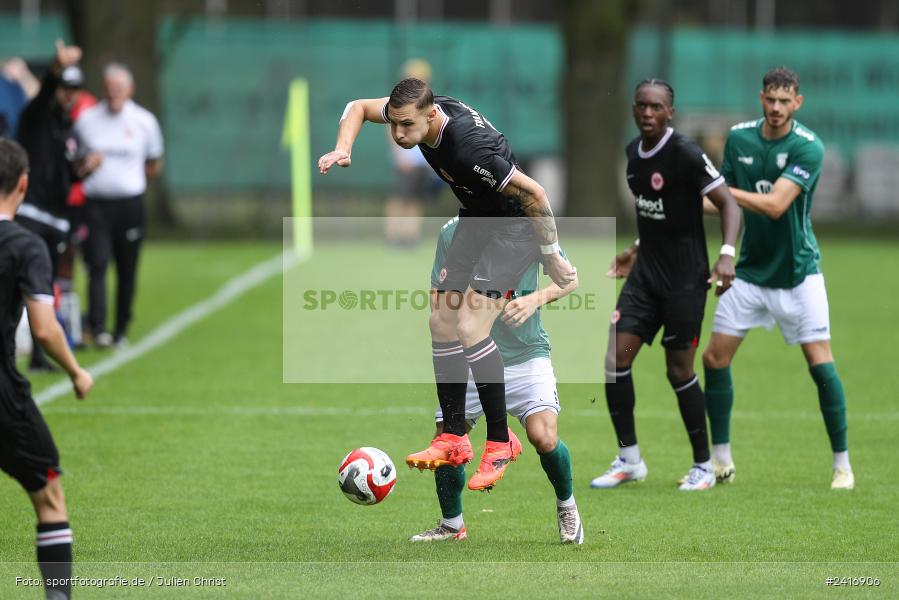 Nebenplatz 9, Sachs Stadion, Schweinfurt, 30.06.2024, sport, action, BFV, Fussball, Regionalfreundschaftsspiele, Regionalliga Südwest, Regionalliga Bayern, SGE, FCS, Eintracht Frankfurt U21, 1. FC Schweinfurt 1905 - Bild-ID: 2416906