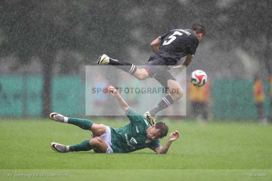 Nebenplatz 9, Sachs Stadion, Schweinfurt, 30.06.2024, sport, action, BFV, Fussball, Regionalfreundschaftsspiele, Regionalliga Südwest, Regionalliga Bayern, SGE, FCS, Eintracht Frankfurt U21, 1. FC Schweinfurt 1905 - Bild-ID: 2416989