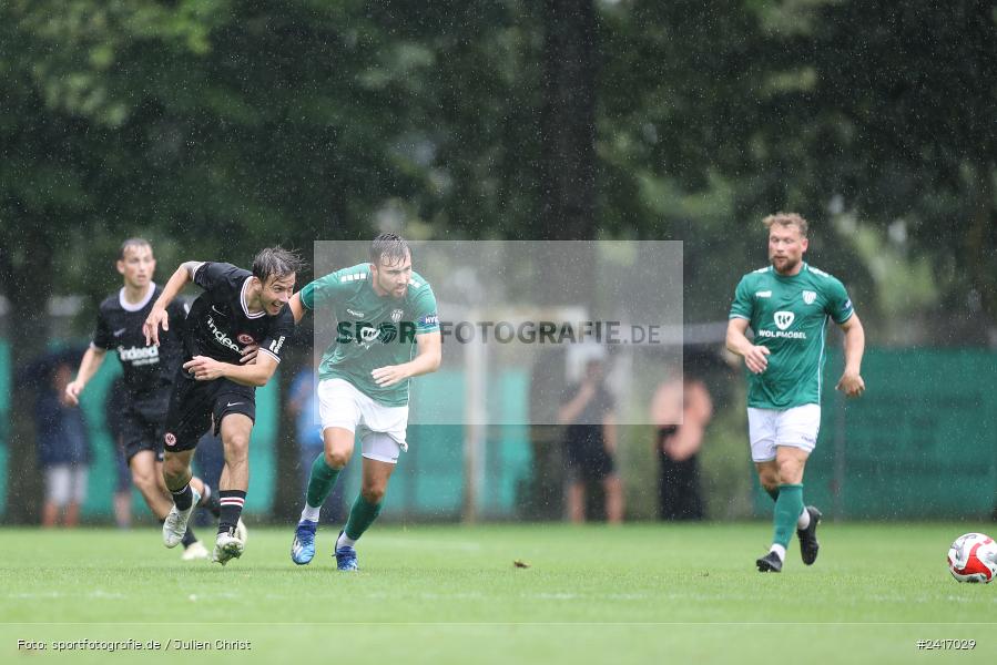 Nebenplatz 9, Sachs Stadion, Schweinfurt, 30.06.2024, sport, action, BFV, Fussball, Regionalfreundschaftsspiele, Regionalliga Südwest, Regionalliga Bayern, SGE, FCS, Eintracht Frankfurt U21, 1. FC Schweinfurt 1905 - Bild-ID: 2417029