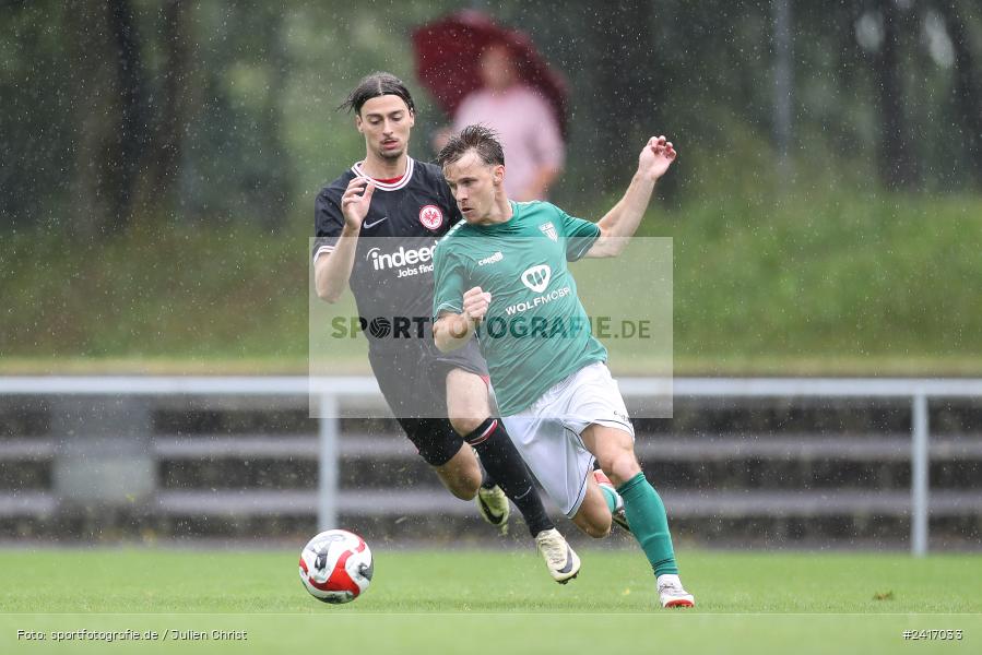 Nebenplatz 9, Sachs Stadion, Schweinfurt, 30.06.2024, sport, action, BFV, Fussball, Regionalfreundschaftsspiele, Regionalliga Südwest, Regionalliga Bayern, SGE, FCS, Eintracht Frankfurt U21, 1. FC Schweinfurt 1905 - Bild-ID: 2417033