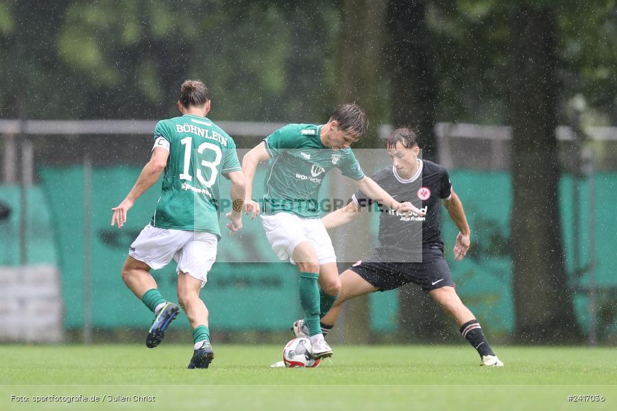 Nebenplatz 9, Sachs Stadion, Schweinfurt, 30.06.2024, sport, action, BFV, Fussball, Regionalfreundschaftsspiele, Regionalliga Südwest, Regionalliga Bayern, SGE, FCS, Eintracht Frankfurt U21, 1. FC Schweinfurt 1905 - Bild-ID: 2417036