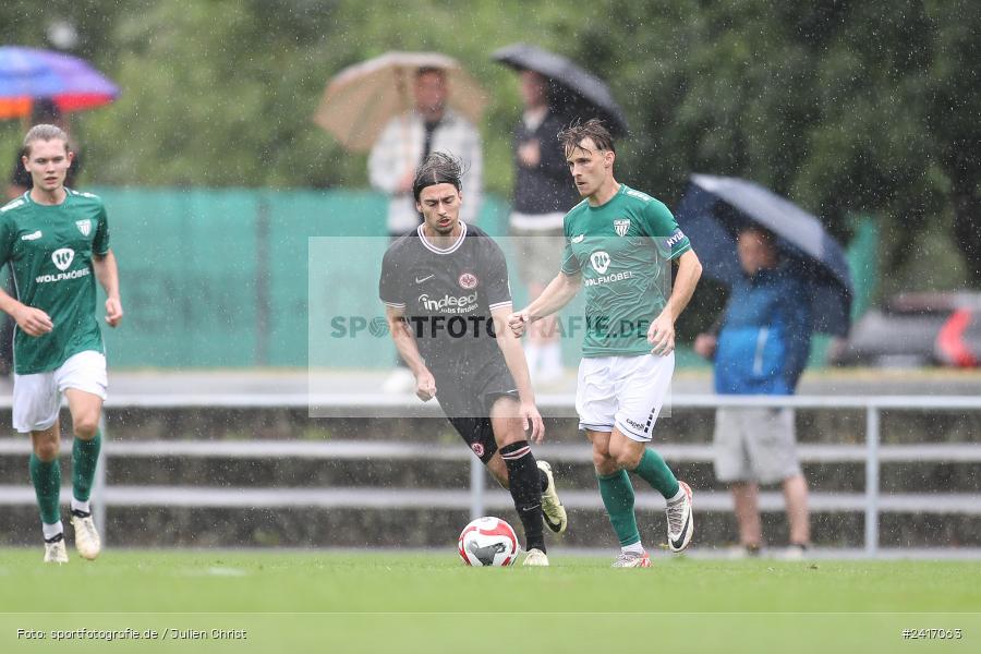 Nebenplatz 9, Sachs Stadion, Schweinfurt, 30.06.2024, sport, action, BFV, Fussball, Regionalfreundschaftsspiele, Regionalliga Südwest, Regionalliga Bayern, SGE, FCS, Eintracht Frankfurt U21, 1. FC Schweinfurt 1905 - Bild-ID: 2417063
