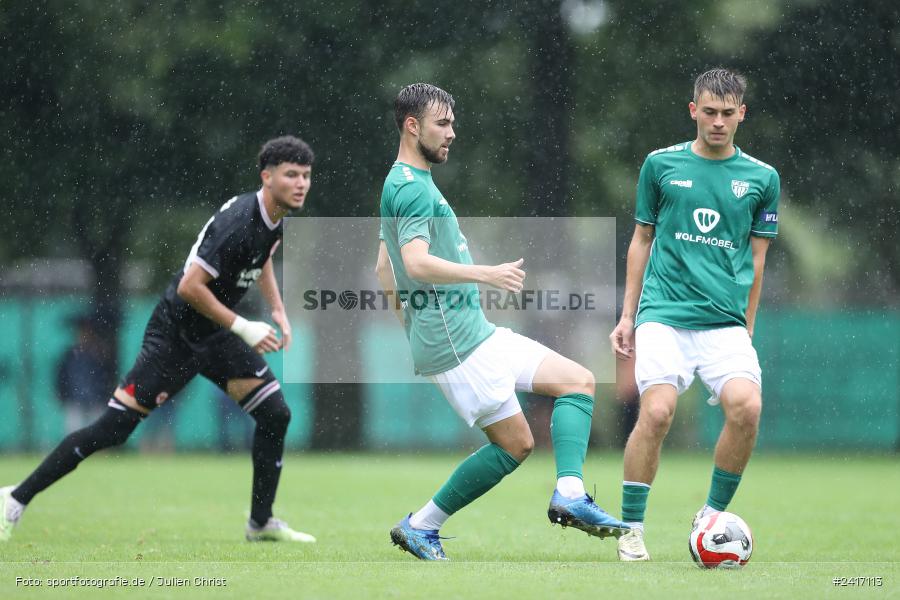 Nebenplatz 9, Sachs Stadion, Schweinfurt, 30.06.2024, sport, action, BFV, Fussball, Regionalfreundschaftsspiele, Regionalliga Südwest, Regionalliga Bayern, SGE, FCS, Eintracht Frankfurt U21, 1. FC Schweinfurt 1905 - Bild-ID: 2417113