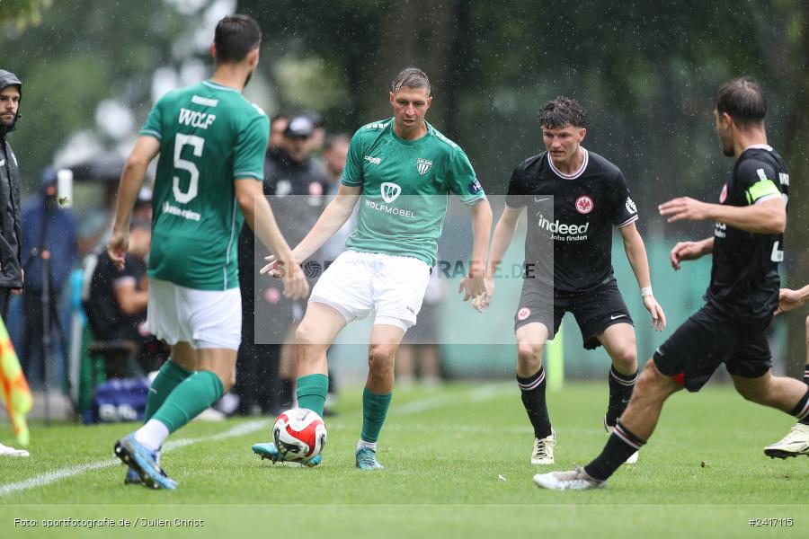 Nebenplatz 9, Sachs Stadion, Schweinfurt, 30.06.2024, sport, action, BFV, Fussball, Regionalfreundschaftsspiele, Regionalliga Südwest, Regionalliga Bayern, SGE, FCS, Eintracht Frankfurt U21, 1. FC Schweinfurt 1905 - Bild-ID: 2417115