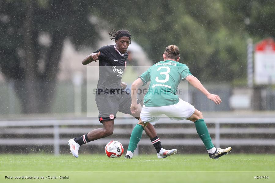 Nebenplatz 9, Sachs Stadion, Schweinfurt, 30.06.2024, sport, action, BFV, Fussball, Regionalfreundschaftsspiele, Regionalliga Südwest, Regionalliga Bayern, SGE, FCS, Eintracht Frankfurt U21, 1. FC Schweinfurt 1905 - Bild-ID: 2417141