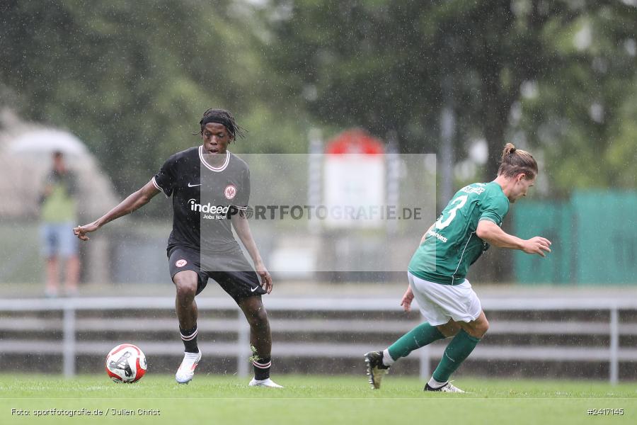 Nebenplatz 9, Sachs Stadion, Schweinfurt, 30.06.2024, sport, action, BFV, Fussball, Regionalfreundschaftsspiele, Regionalliga Südwest, Regionalliga Bayern, SGE, FCS, Eintracht Frankfurt U21, 1. FC Schweinfurt 1905 - Bild-ID: 2417145