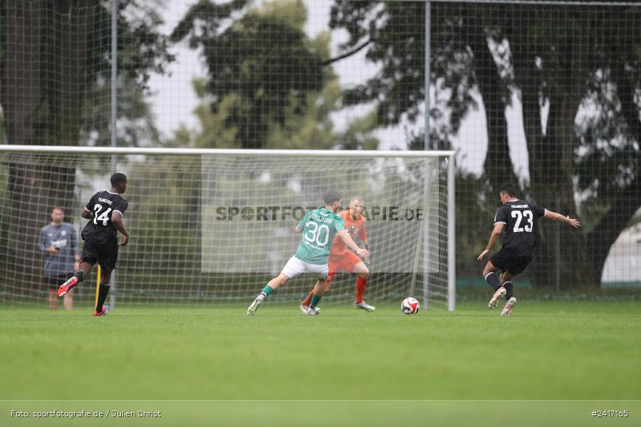 Nebenplatz 9, Sachs Stadion, Schweinfurt, 30.06.2024, sport, action, BFV, Fussball, Regionalfreundschaftsspiele, Regionalliga Südwest, Regionalliga Bayern, SGE, FCS, Eintracht Frankfurt U21, 1. FC Schweinfurt 1905 - Bild-ID: 2417165