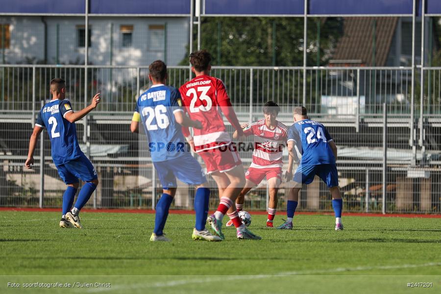Städtisches Sportzentrum, Alzenau, 04.07.2024, sport, action, HFV, Fussball, Landesfreundschaftsspiele, Regionalliga West, Hessenliga, F95, FCB, Fortuna Düsseldorf U23, FC Bayern Alzenau - Bild-ID: 2417201