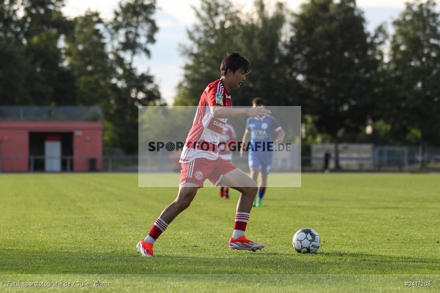 Städtisches Sportzentrum, Alzenau, 04.07.2024, sport, action, HFV, Fussball, Landesfreundschaftsspiele, Regionalliga West, Hessenliga, F95, FCB, Fortuna Düsseldorf U23, FC Bayern Alzenau - Bild-ID: 2417203