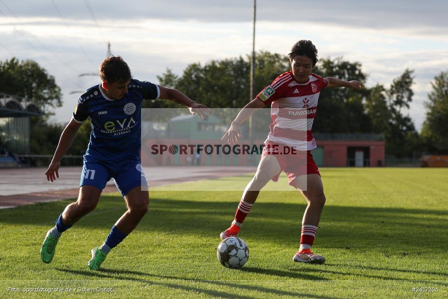 Städtisches Sportzentrum, Alzenau, 04.07.2024, sport, action, HFV, Fussball, Landesfreundschaftsspiele, Regionalliga West, Hessenliga, F95, FCB, Fortuna Düsseldorf U23, FC Bayern Alzenau - Bild-ID: 2417206 Städtisches Sportzentrum, Alzenau, 04.07.2024, sport, action, HFV, Fussball, Landesfreundschaftsspiele, Regionalliga West, Hessenliga, F95, FCB, Fortuna Düsseldorf U23, FC Bayern Alzenau - Bild-ID: 2417206