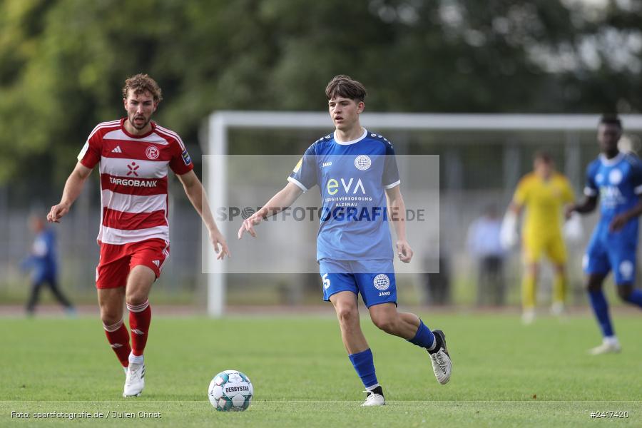 Städtisches Sportzentrum, Alzenau, 03.07.2024, sport, action, HFV, Fussball, Landesfreundschaftsspiele, Regionalliga West, Hessenliga, F95, FCB, Fortuna Düsseldorf U23, FC Bayern Alzenau - Bild-ID: 2417420