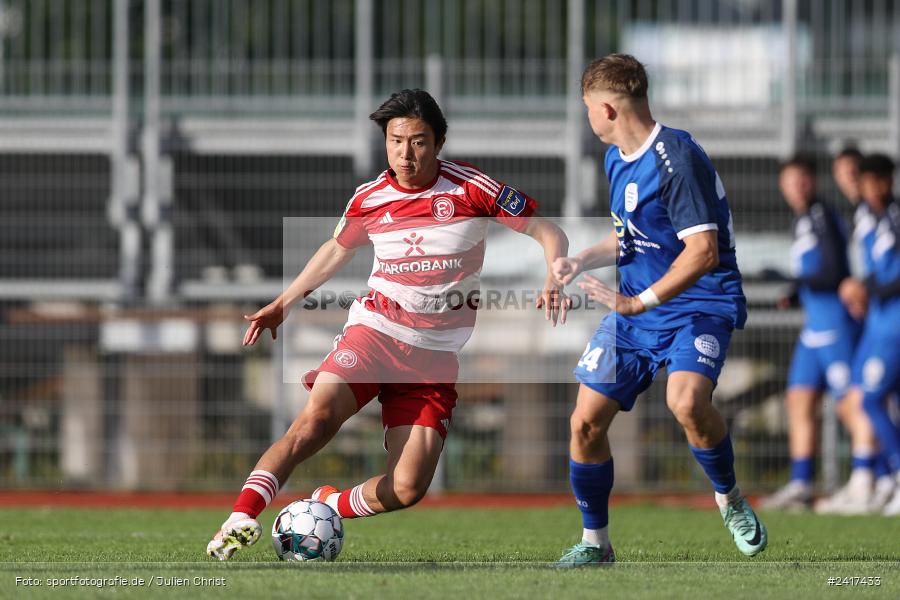 Städtisches Sportzentrum, Alzenau, 03.07.2024, sport, action, HFV, Fussball, Landesfreundschaftsspiele, Regionalliga West, Hessenliga, F95, FCB, Fortuna Düsseldorf U23, FC Bayern Alzenau - Bild-ID: 2417433