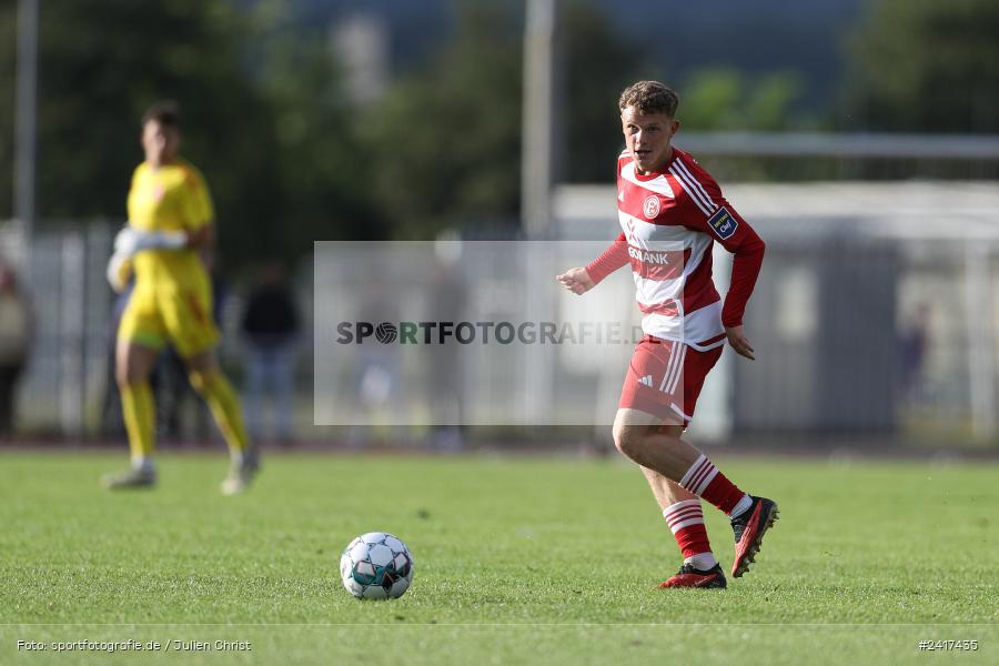 Städtisches Sportzentrum, Alzenau, 03.07.2024, sport, action, HFV, Fussball, Landesfreundschaftsspiele, Regionalliga West, Hessenliga, F95, FCB, Fortuna Düsseldorf U23, FC Bayern Alzenau - Bild-ID: 2417435