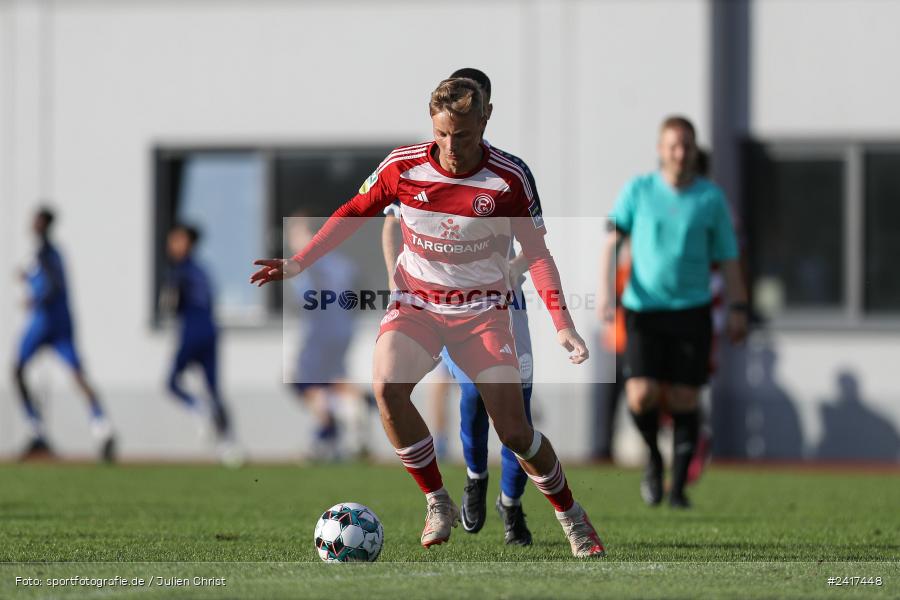 Städtisches Sportzentrum, Alzenau, 03.07.2024, sport, action, HFV, Fussball, Landesfreundschaftsspiele, Regionalliga West, Hessenliga, F95, FCB, Fortuna Düsseldorf U23, FC Bayern Alzenau - Bild-ID: 2417448