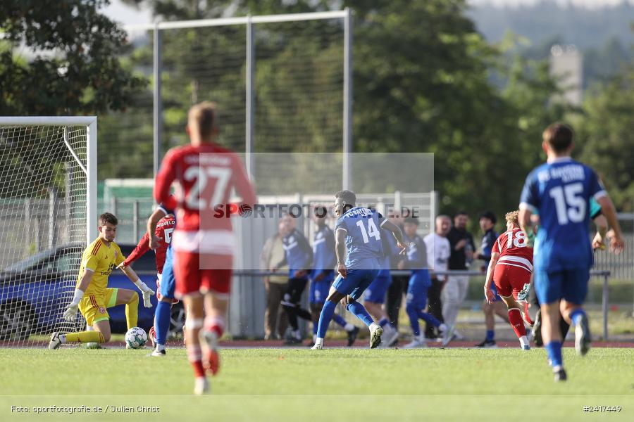 Städtisches Sportzentrum, Alzenau, 03.07.2024, sport, action, HFV, Fussball, Landesfreundschaftsspiele, Regionalliga West, Hessenliga, F95, FCB, Fortuna Düsseldorf U23, FC Bayern Alzenau - Bild-ID: 2417449