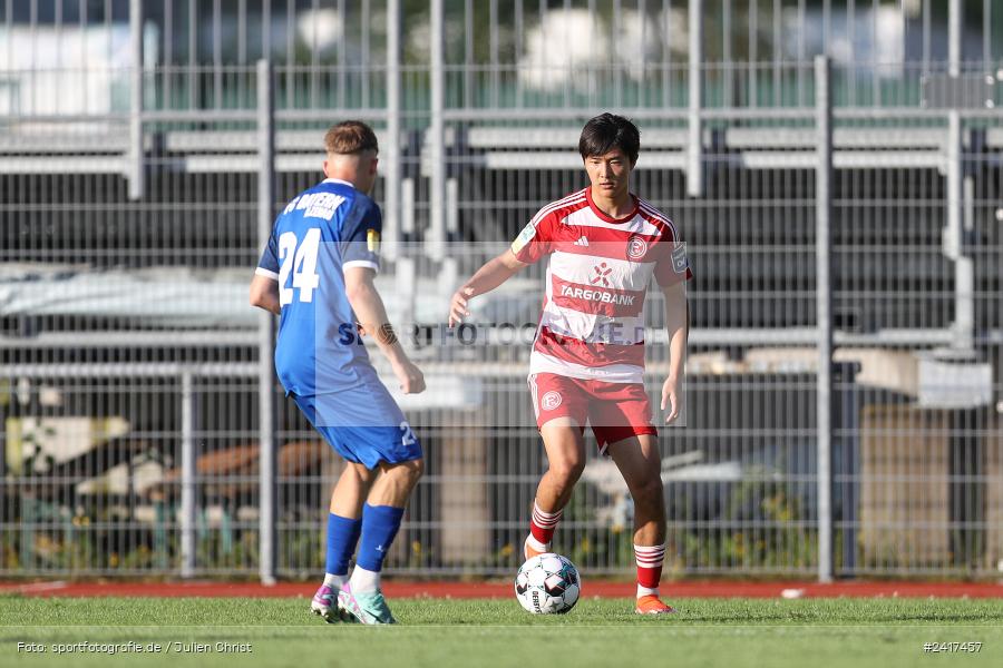 Städtisches Sportzentrum, Alzenau, 03.07.2024, sport, action, HFV, Fussball, Landesfreundschaftsspiele, Regionalliga West, Hessenliga, F95, FCB, Fortuna Düsseldorf U23, FC Bayern Alzenau - Bild-ID: 2417457