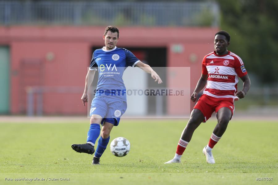 Städtisches Sportzentrum, Alzenau, 03.07.2024, sport, action, HFV, Fussball, Landesfreundschaftsspiele, Regionalliga West, Hessenliga, F95, FCB, Fortuna Düsseldorf U23, FC Bayern Alzenau - Bild-ID: 2417507
