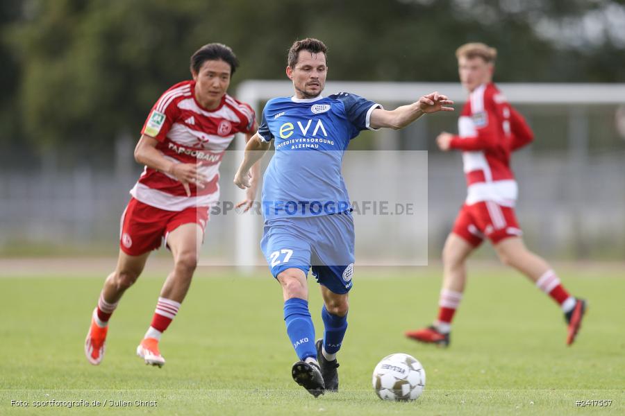 Städtisches Sportzentrum, Alzenau, 03.07.2024, sport, action, HFV, Fussball, Landesfreundschaftsspiele, Regionalliga West, Hessenliga, F95, FCB, Fortuna Düsseldorf U23, FC Bayern Alzenau - Bild-ID: 2417557