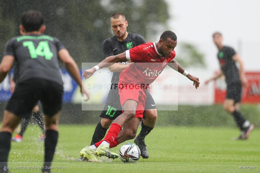 Sportgelände, Altfeld, 04.07.2024, sport, action, BFV, Fussball, Landesfreundschaftsspiele, Spiel 4, Vorrunde, Lackiererei-Schleich-Cup, SVA, TSV, SV Alemannia Haibach, TSV Lohr - Bild-ID: 2417588