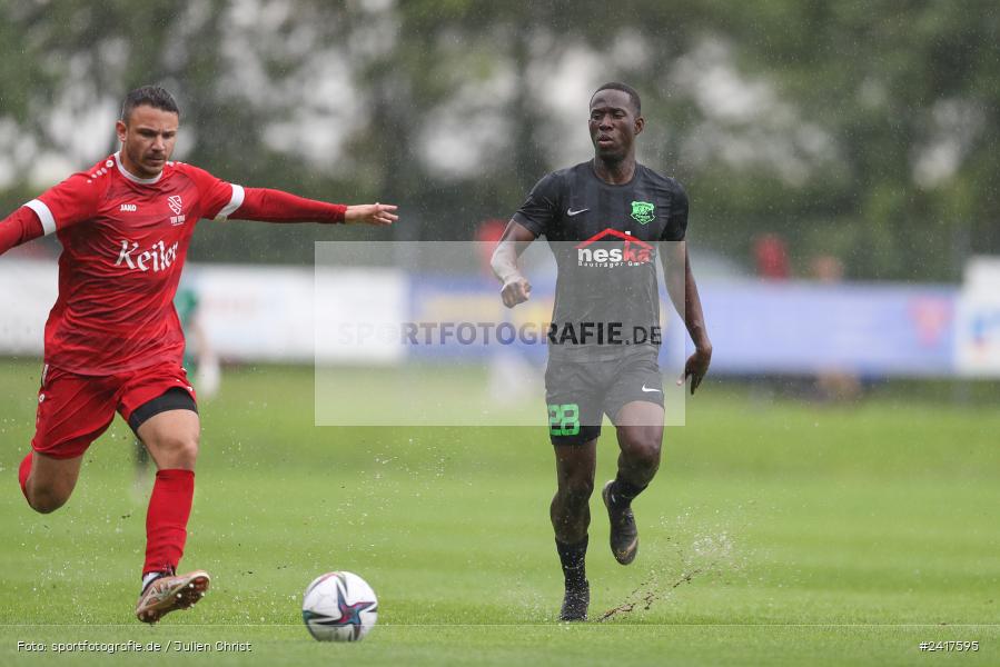 Sportgelände, Altfeld, 04.07.2024, sport, action, BFV, Fussball, Landesfreundschaftsspiele, Spiel 4, Vorrunde, Lackiererei-Schleich-Cup, SVA, TSV, SV Alemannia Haibach, TSV Lohr - Bild-ID: 2417595
