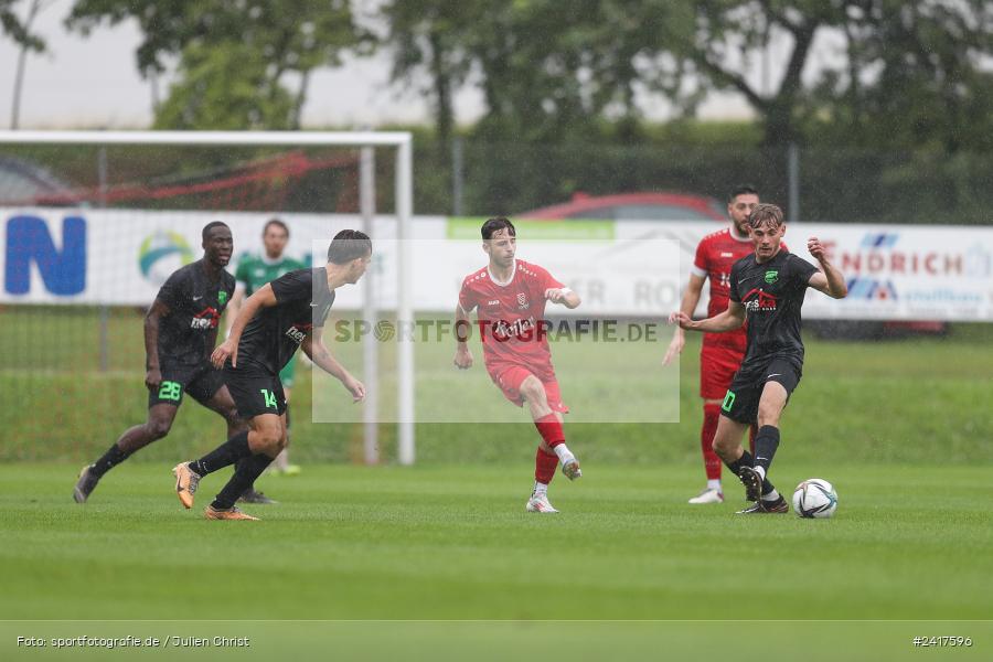 Sportgelände, Altfeld, 04.07.2024, sport, action, BFV, Fussball, Landesfreundschaftsspiele, Spiel 4, Vorrunde, Lackiererei-Schleich-Cup, SVA, TSV, SV Alemannia Haibach, TSV Lohr - Bild-ID: 2417596