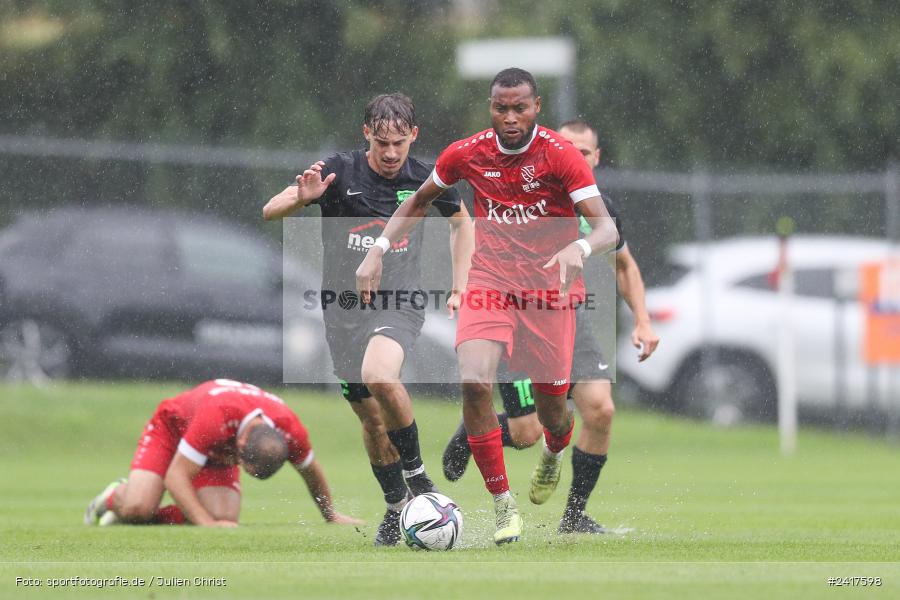 Sportgelände, Altfeld, 04.07.2024, sport, action, BFV, Fussball, Landesfreundschaftsspiele, Spiel 4, Vorrunde, Lackiererei-Schleich-Cup, SVA, TSV, SV Alemannia Haibach, TSV Lohr - Bild-ID: 2417598