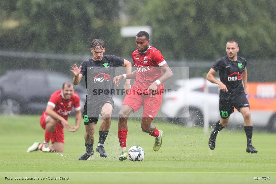 Sportgelände, Altfeld, 04.07.2024, sport, action, BFV, Fussball, Landesfreundschaftsspiele, Spiel 4, Vorrunde, Lackiererei-Schleich-Cup, SVA, TSV, SV Alemannia Haibach, TSV Lohr - Bild-ID: 2417599