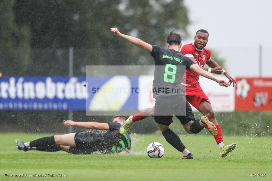 Sportgelände, Altfeld, 04.07.2024, sport, action, BFV, Fussball, Landesfreundschaftsspiele, Spiel 4, Vorrunde, Lackiererei-Schleich-Cup, SVA, TSV, SV Alemannia Haibach, TSV Lohr - Bild-ID: 2417605