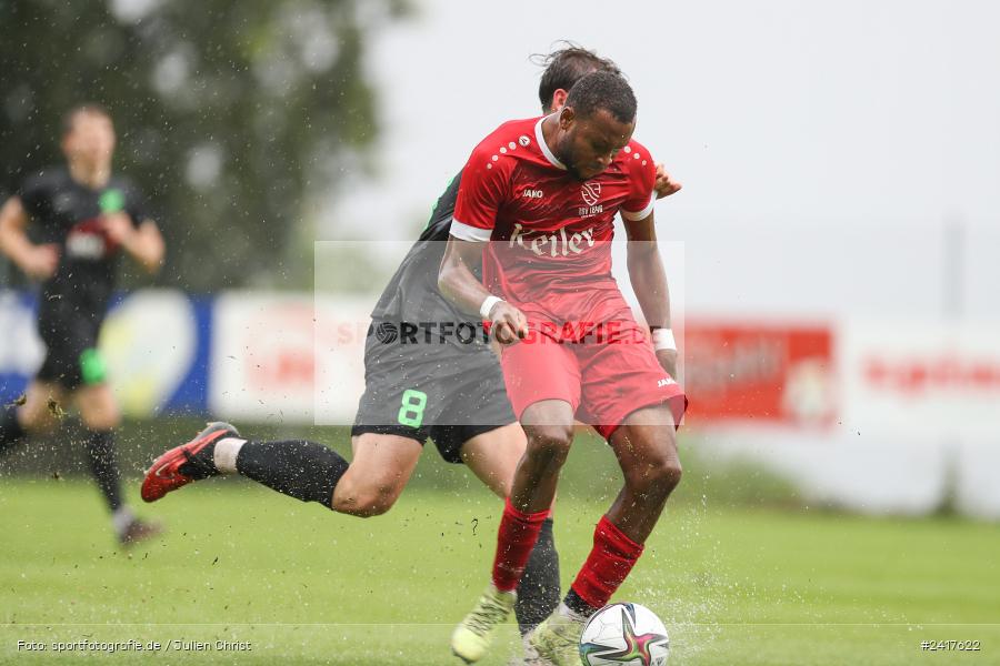 Sportgelände, Altfeld, 04.07.2024, sport, action, BFV, Fussball, Landesfreundschaftsspiele, Spiel 4, Vorrunde, Lackiererei-Schleich-Cup, SVA, TSV, SV Alemannia Haibach, TSV Lohr - Bild-ID: 2417622