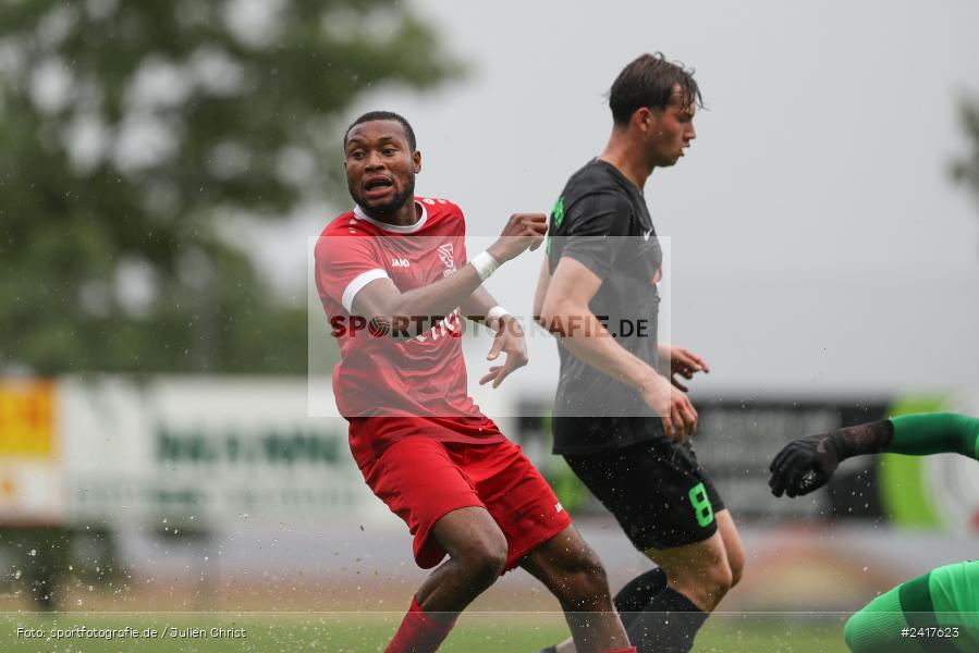 Sportgelände, Altfeld, 04.07.2024, sport, action, BFV, Fussball, Landesfreundschaftsspiele, Spiel 4, Vorrunde, Lackiererei-Schleich-Cup, SVA, TSV, SV Alemannia Haibach, TSV Lohr - Bild-ID: 2417623