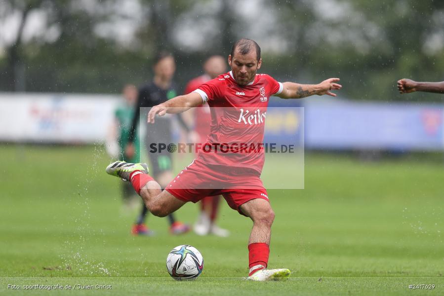 Sportgelände, Altfeld, 04.07.2024, sport, action, BFV, Fussball, Landesfreundschaftsspiele, Spiel 4, Vorrunde, Lackiererei-Schleich-Cup, SVA, TSV, SV Alemannia Haibach, TSV Lohr - Bild-ID: 2417629