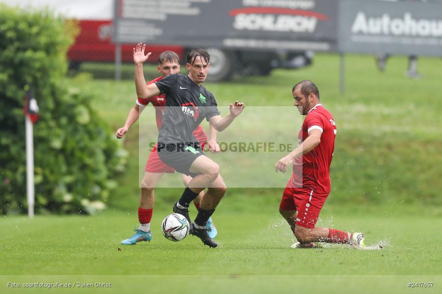 Sportgelände, Altfeld, 04.07.2024, sport, action, BFV, Fussball, Landesfreundschaftsspiele, Spiel 4, Vorrunde, Lackiererei-Schleich-Cup, SVA, TSV, SV Alemannia Haibach, TSV Lohr - Bild-ID: 2417637