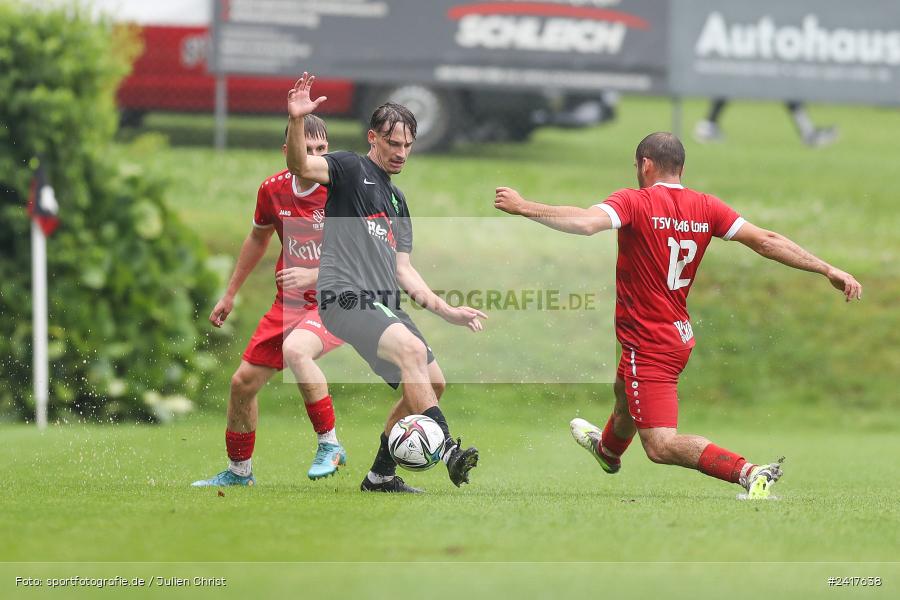 Sportgelände, Altfeld, 04.07.2024, sport, action, BFV, Fussball, Landesfreundschaftsspiele, Spiel 4, Vorrunde, Lackiererei-Schleich-Cup, SVA, TSV, SV Alemannia Haibach, TSV Lohr - Bild-ID: 2417638