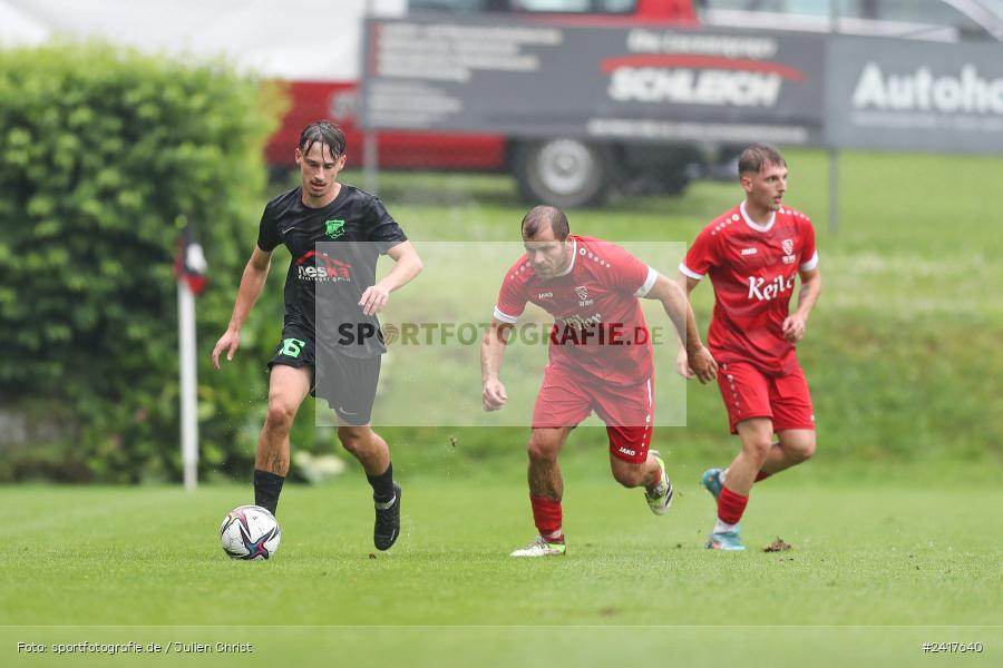 Sportgelände, Altfeld, 04.07.2024, sport, action, BFV, Fussball, Landesfreundschaftsspiele, Spiel 4, Vorrunde, Lackiererei-Schleich-Cup, SVA, TSV, SV Alemannia Haibach, TSV Lohr - Bild-ID: 2417640