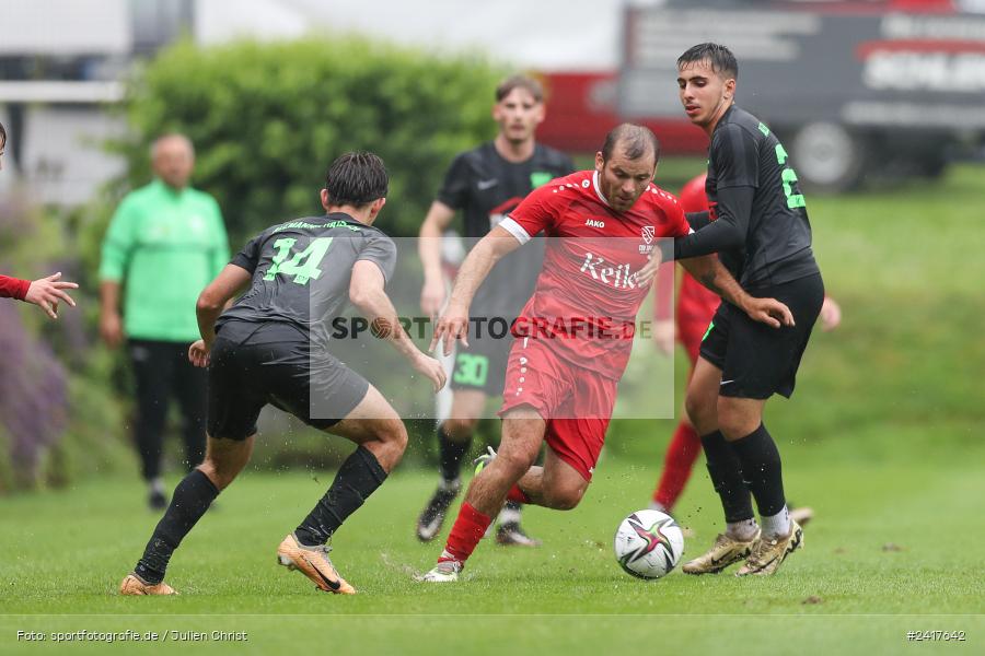 Sportgelände, Altfeld, 04.07.2024, sport, action, BFV, Fussball, Landesfreundschaftsspiele, Spiel 4, Vorrunde, Lackiererei-Schleich-Cup, SVA, TSV, SV Alemannia Haibach, TSV Lohr - Bild-ID: 2417642
