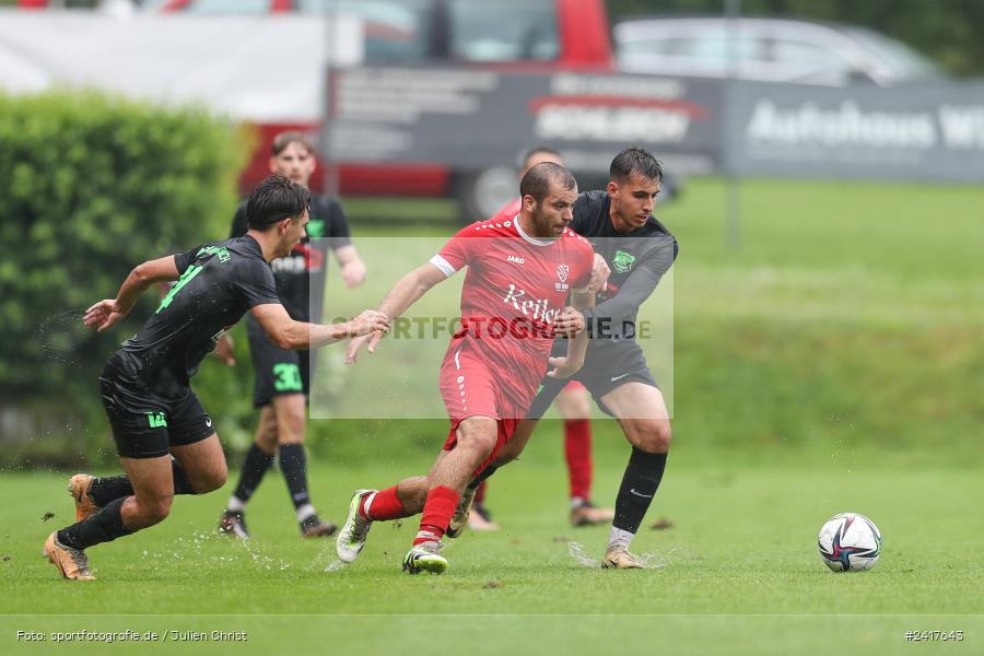 Sportgelände, Altfeld, 04.07.2024, sport, action, BFV, Fussball, Landesfreundschaftsspiele, Spiel 4, Vorrunde, Lackiererei-Schleich-Cup, SVA, TSV, SV Alemannia Haibach, TSV Lohr - Bild-ID: 2417643