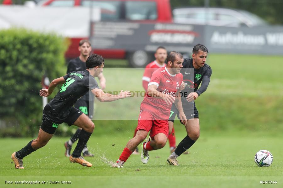 Sportgelände, Altfeld, 04.07.2024, sport, action, BFV, Fussball, Landesfreundschaftsspiele, Spiel 4, Vorrunde, Lackiererei-Schleich-Cup, SVA, TSV, SV Alemannia Haibach, TSV Lohr - Bild-ID: 2417644