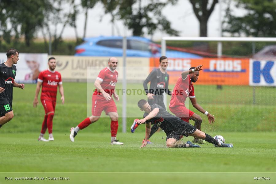 Sportgelände, Altfeld, 04.07.2024, sport, action, BFV, Fussball, Landesfreundschaftsspiele, Spiel 4, Vorrunde, Lackiererei-Schleich-Cup, SVA, TSV, SV Alemannia Haibach, TSV Lohr - Bild-ID: 2417646